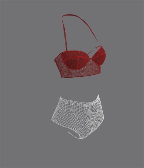 Bikini Vintage D Model Cgtrader