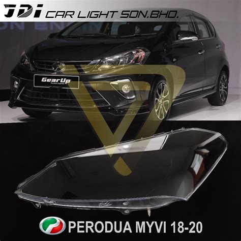 PERODUA MYVI YEAR 2017 2018 2019 2020 HIGH QUALITY HEADLAMP COVER