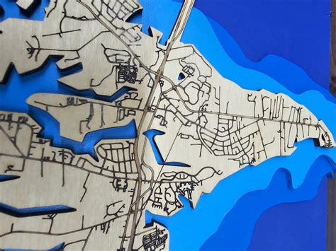 Kent Island Map - Etsy