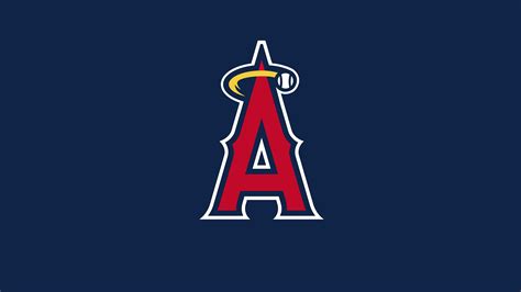 los angeles angels wallpaper  baseball team blue background