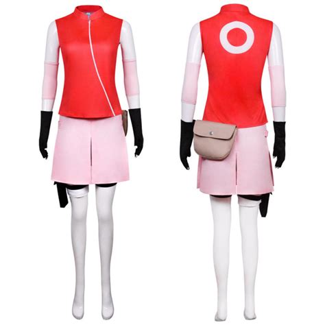 Naruto Shippuden Sakura Haruno Costume Full Set Sakura Haruno Cosplay