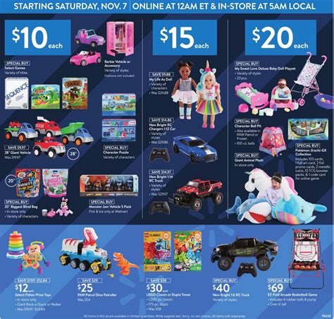 Walmart Black Friday Ad Deals 11/04/2020 - 11/08/2020