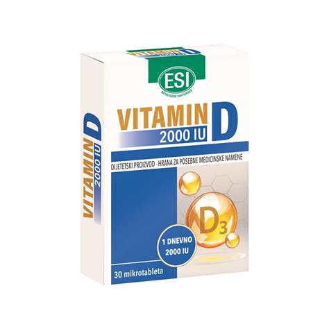 Vitamin d3 2000IU u jednoj tableti za jačanje imuniteta
