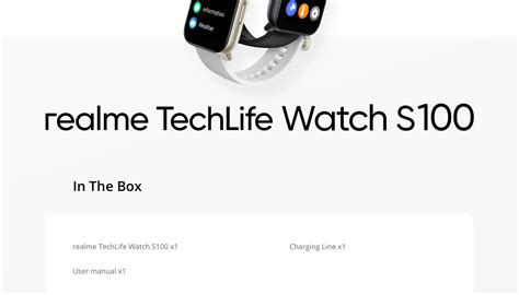 Buy realme TechLife Watch S100 (Black) - Computech Store