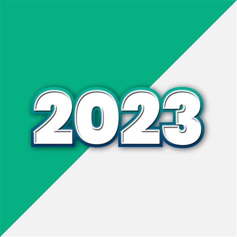 2023 Feliz Año Nuevo Efecto De Texto Editable En 3d Vector Premium