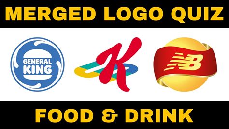 Guess The Merged Logo Food And Drink Edition Youtube