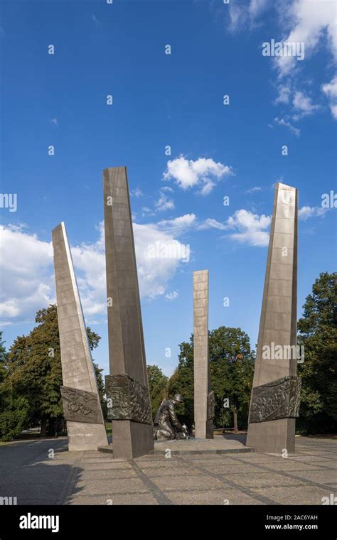 Glory To Sappers Monument In City Of Warsaw In Poland Commemorates The