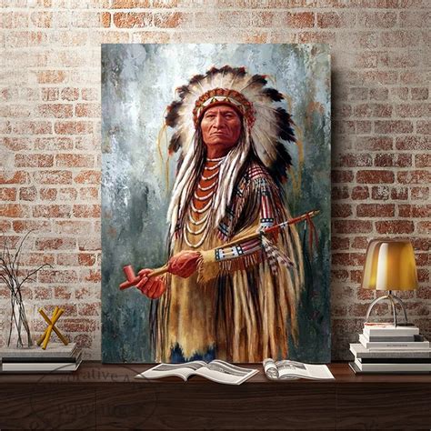 Indian Warrior Painting