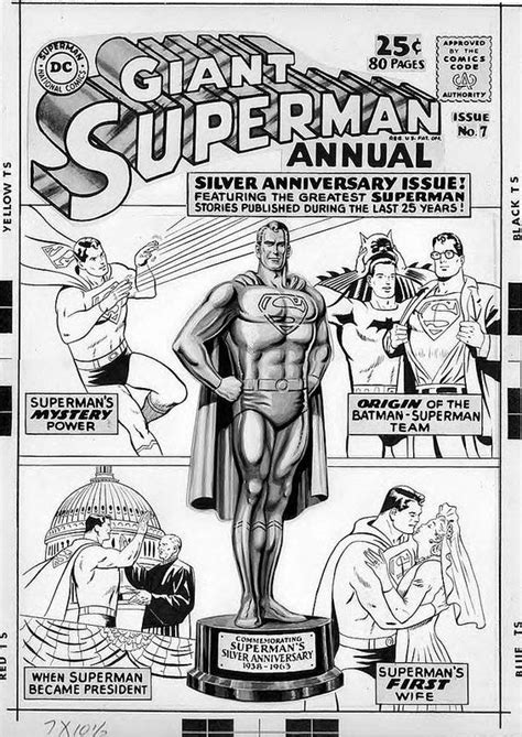 Superman Annual Original Cover Art By Curt Swan Superman Comic