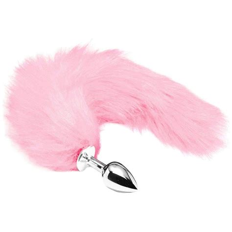 Plug Anal Rabo De Raposa Rosa