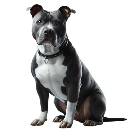 AI generated Elegant American Pit Bull Terrier Enjoying Quality Time