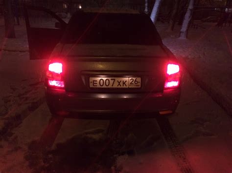 Свет задних фонарей как на приора 2 — Lada Приора седан, 1,6 л, 2008 ...
