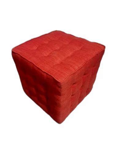 Red Color Puff Stool At Rs Piece Pouf Stool In Jodhpur Id