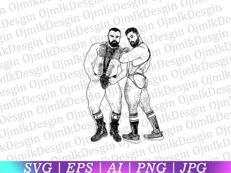 Macho Man Svg Nude Man Svg Male athlete nudists Erotic Gay Etsy México