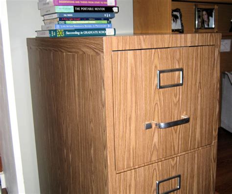 File Cabinet Makeover How To Cover A File Cabinet With Contact Paper Filing Cabinet File