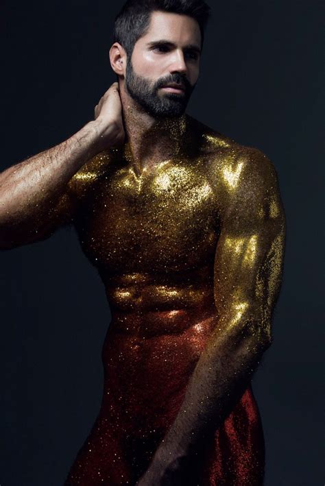 Naked Glittery Pablo Robles By Photographer Carlos Medel Yakymour