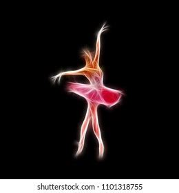 Glowing Colorful Sexy Woman Big Tits Stock Illustration Shutterstock