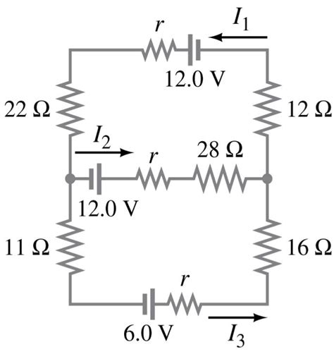 Solved Determine The Currents I1 ﻿i2 ﻿and I3 ﻿in The