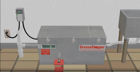 How It Works Automatic Grease Interceptor Highland Tank