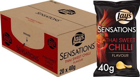 Lay's - Sensations Thai Sweet Chilli - 20 Minibags : Amazon.fr: Epicerie