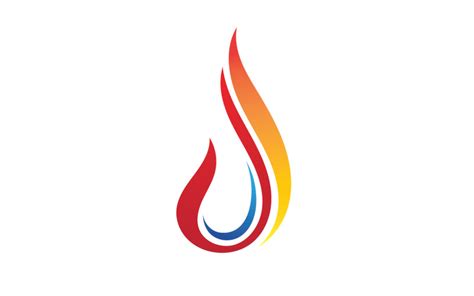 Fire And Flame Icon Gas Logo Vector V5 Templatemonster