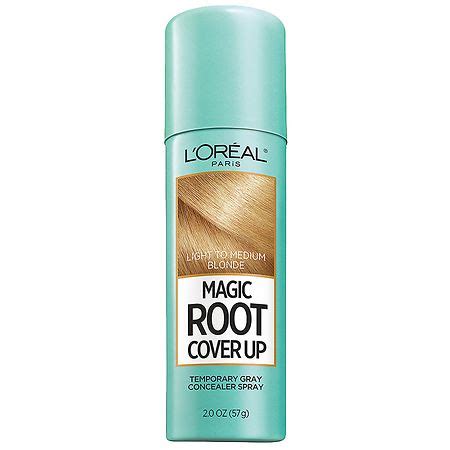 L Oreal Paris Magic Root Cover Up Gray Concealer Spray Light To Medium Blonde Walgreens