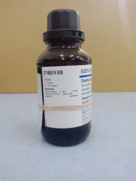 Diethylenetriamine for synthesis | VNK Supply & Services