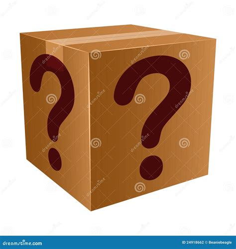 Mystery Box stock vector. Illustration of questions, surprise - 24918662