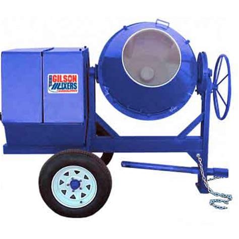 Cu Ft Electric Poly Concrete Mixer Cm Pl Hp By Cleform Gilson