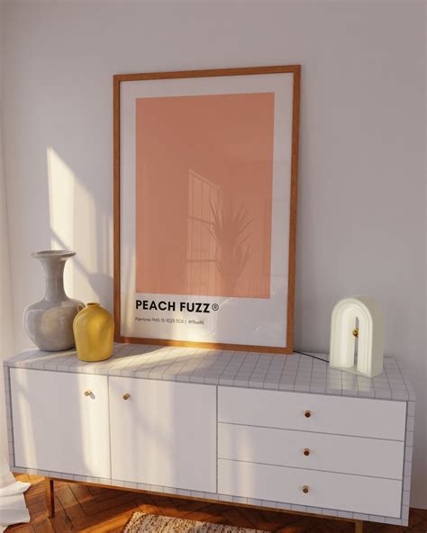 Pantone Color Of The Year Pantone 2024 Print Poster Pantone Peach