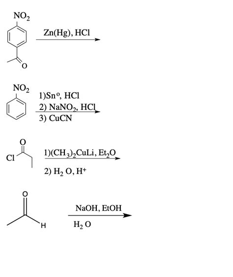 Solved Could Anyone Give The Main Product For The Following Reactions