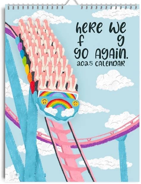 Amazon 2025 Fuck It Wall Calendar For Tired Ass Women Jan 2025 Dec 2025 12 Months