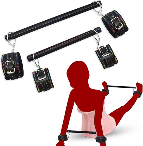 Amazon Spreader Bar Sex Toys BDSM Bondage Restraints Furniture With Handcuffs Ankle Cuffs