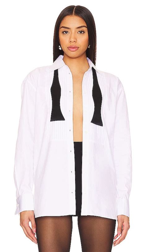 Kiki De Montparnasse Tuxedo Shirt White Editorialist