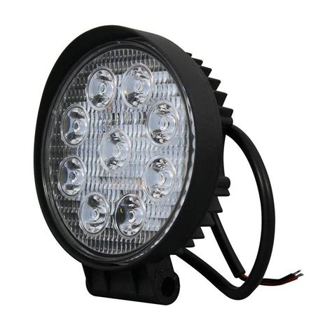 Farol Auxiliar De Led Redondo Leds W Force One