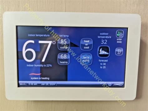 Lennox 10f81 Icomfort Wifi Thermostat Usedtested Ebay