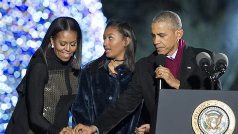 Where Was Sasha Obama During Obamas Farewell Address