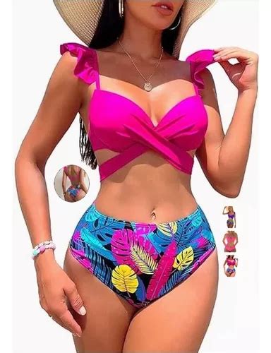 Traje De Ba O Bikini De Piezas Linda Y Sexy Tankini Dama Mercadolibre