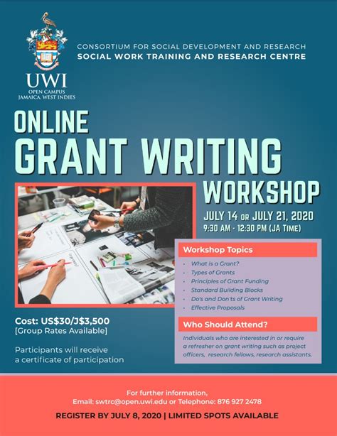 Online Grant Writing Workshop Uwi Global Campus