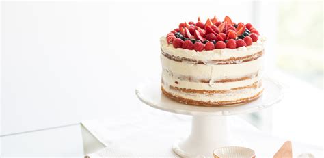 Lemon Mascarpone Naked Cake Danielle Connor
