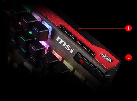 MSI Vigor GK80 Wired Cherry MX RGB Red, RGB Gaming Keyboard - Newegg.com