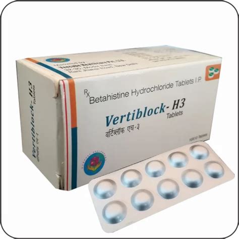 Betahistine Hydrochloride 16mg Tablets At Rs 1040box Pharmaceutical