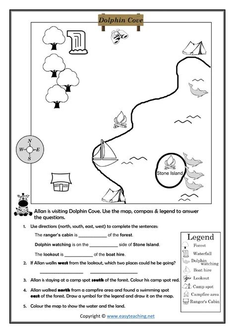 Reading A Map Worksheet Live Worksheets Worksheets Library