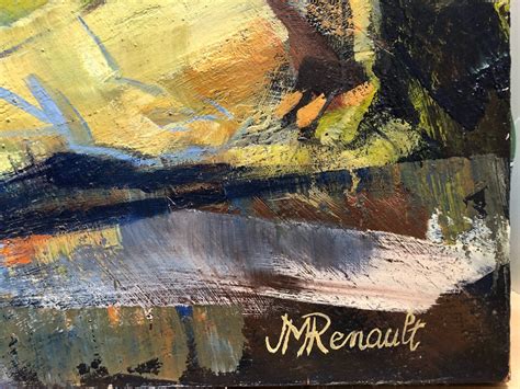 Large Female Nude Acrylic On Canvas Jean Marie Renault