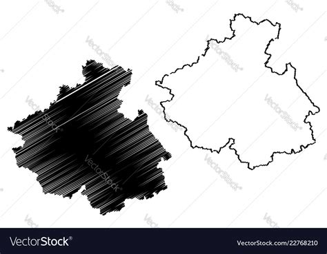 Altai republic map Royalty Free Vector Image - VectorStock