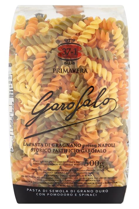 Fusilli Primavera 500g Garofalo Healthy Supplies