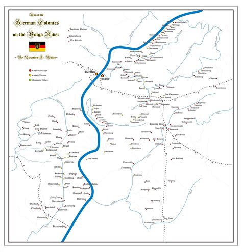 Rio volga map details help travelers navigate the massive river