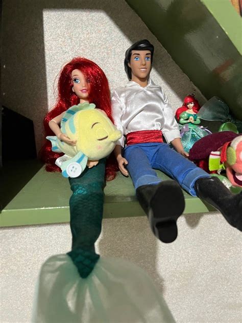 THE LITTLE MERMAID ARIEL & PRINCE ERIC DOLLS, Hobbies & Toys, Toys ...