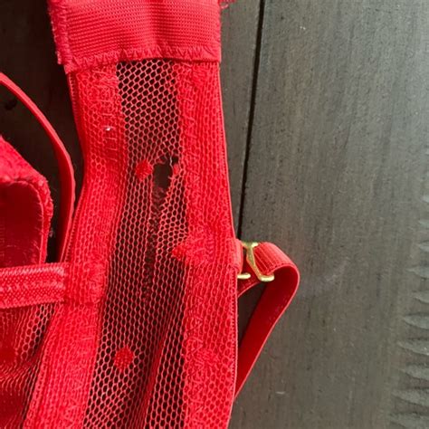 Intimates Sleepwear Red Lingerie One Piece Lace Bodysuit Poshmark