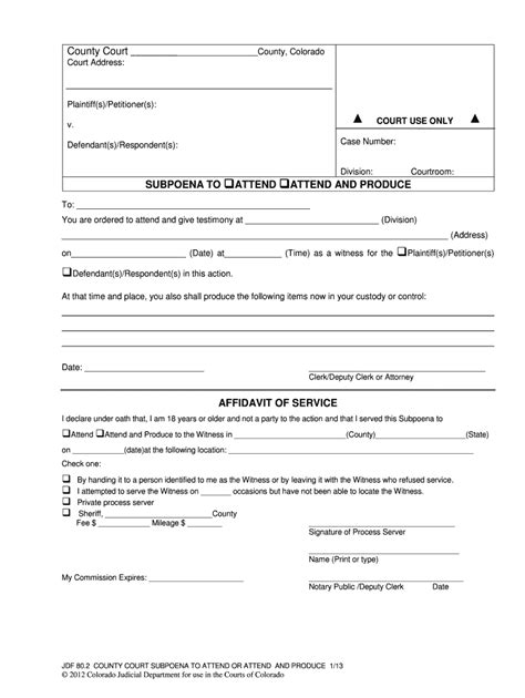 Courts State Co Form Fill Out And Sign Printable PDF Template